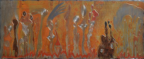 Danser les ombres (140 x 56 cm)