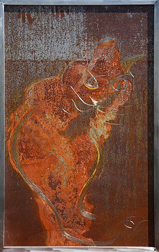 Chat (57 x 90 cm)